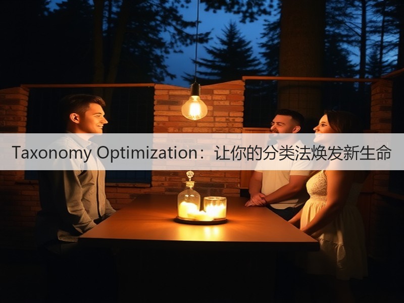Taxonomy Optimization:让你的分类法焕发新生命(图3) Taxonomy Optimization:让你的分类法焕发新生命(图3)