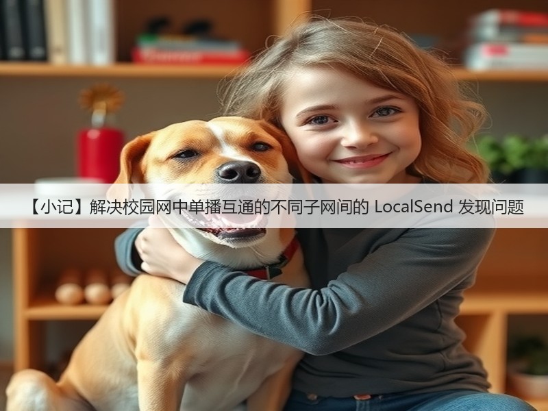 【小记】解决校园网中单播互通的不同子网间的 LocalSend 发现问题(图1)