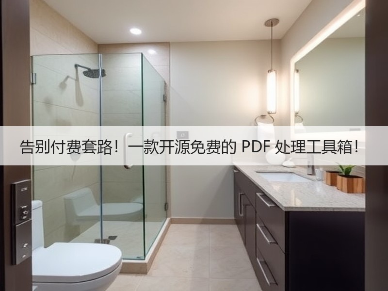 告别付费套路！一款开源免费的 PDF 处理工具箱！