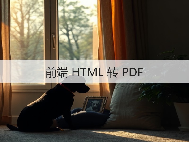 前端 HTML 转 PDF