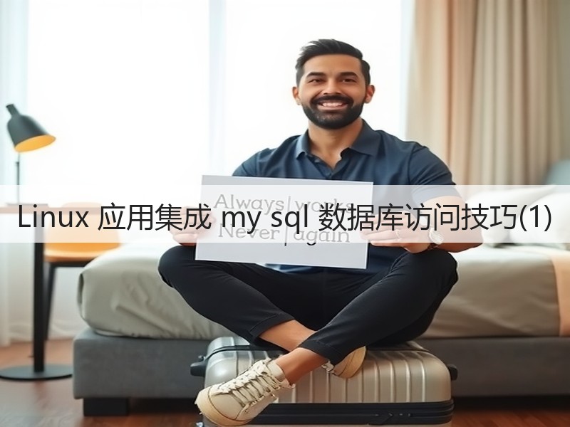 Linux 应用集成 my sql 数据库访问技巧(1)(图3)