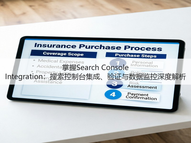 掌握Search Console Integration:搜索控制台集成、验证与数据监控深度解析(图3) 掌握Search Console Integration:搜索控制台集成、验证与数据监控深度解析(图3)
