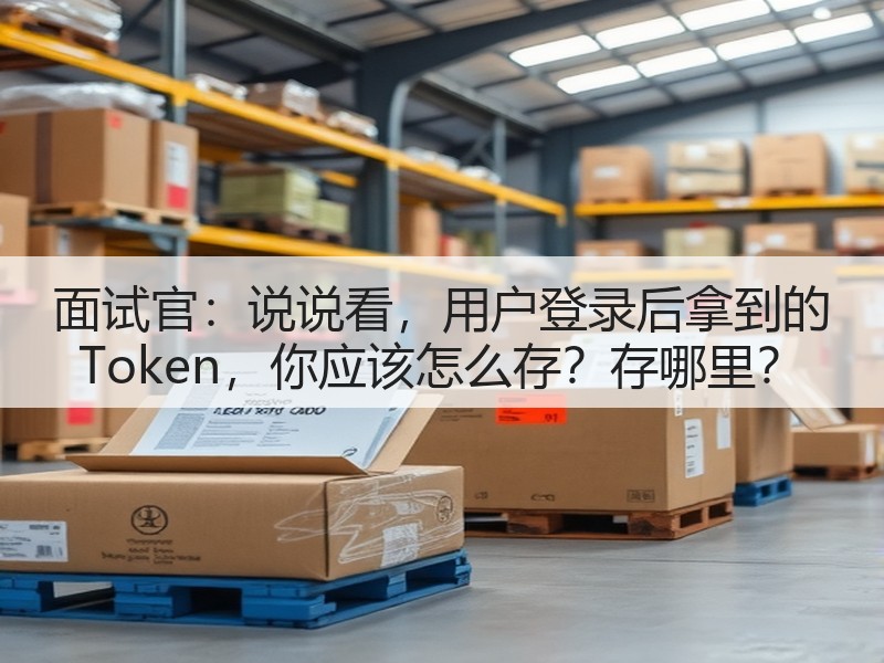 面试官:说说看,用户登录后拿到的 Token,你应该怎么存?存哪里?(图1) 面试官:说说看,用户登录后拿到的 Token,你应该怎么存?存哪里?(图1)