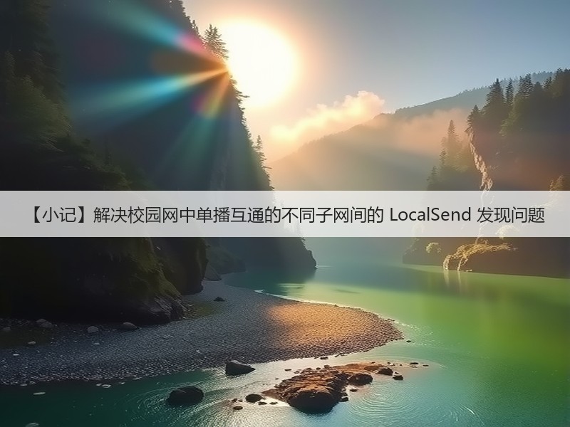 【小记】解决校园网中单播互通的不同子网间的 LocalSend 发现问题(图3)