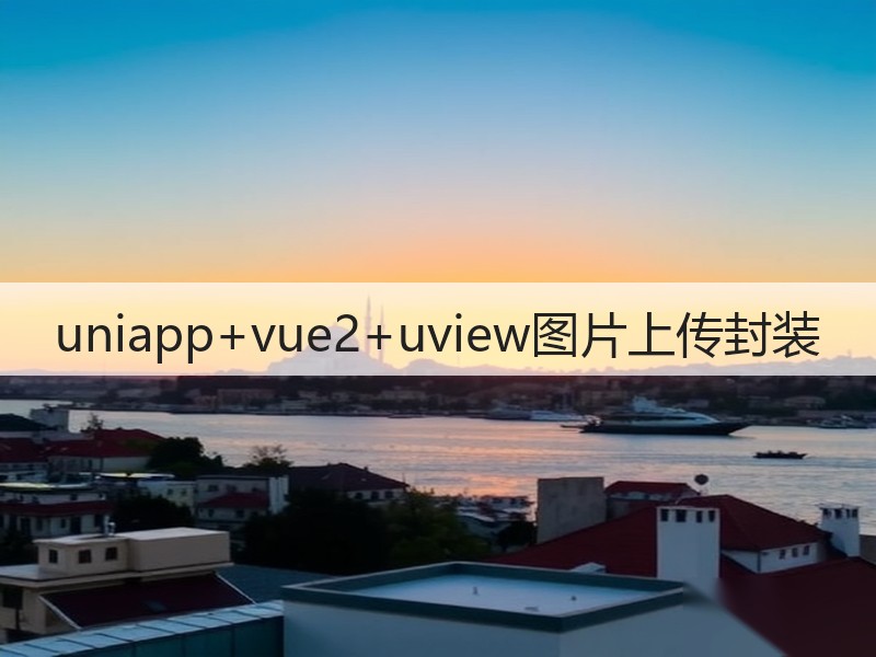 uniapp+vue2+uview图片上传封装(图1)