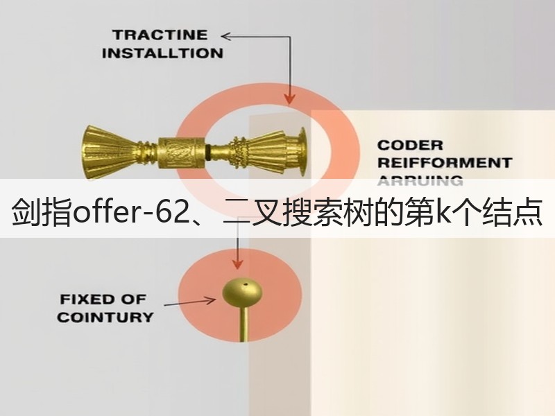 剑指offer-62、⼆叉搜索树的第k个结点(图3)