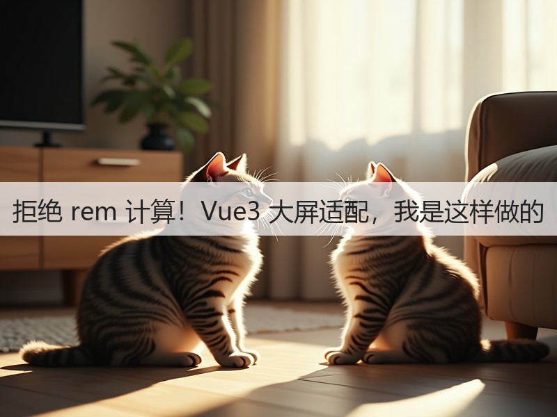 拒绝 rem 计算!Vue3 大屏适配,我是这样做的(图3) 拒绝 rem 计算!Vue3 大屏适配,我是这样做的(图3)