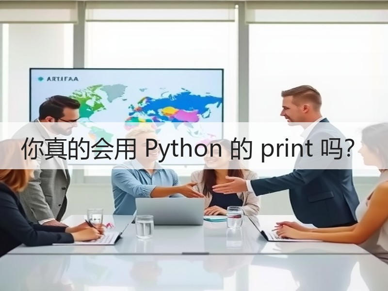 你真的会用 Python 的 print 吗？