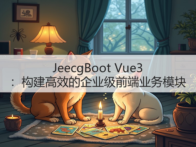 JeecgBoot Vue3 ：构建高效的企业级前端业务模块