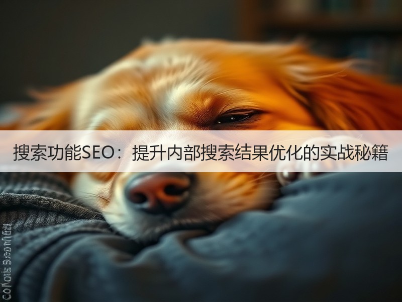 搜索功能SEO：提升内部搜索结果优化的实战秘籍