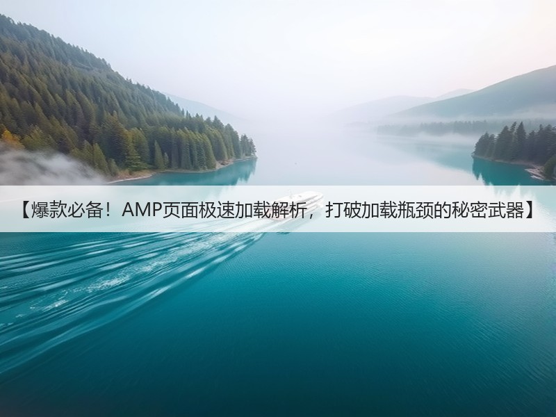 【爆款必备！AMP页面极速加载解析，打破加载瓶颈的秘密武器】(图3)