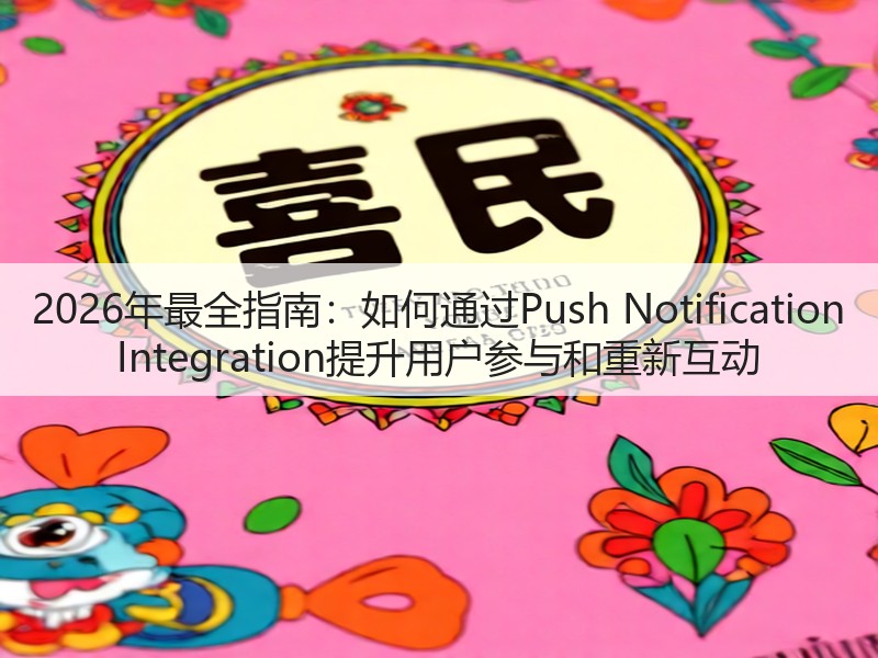 2026年最全指南:如何通过Push Notification Integration提升用户参与和重新互动(图3) 2026年最全指南:如何通过Push Notification Integration提升用户参与和重新互动(图3)