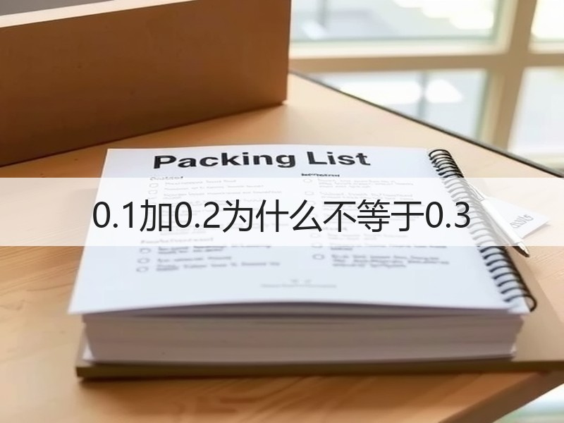 0.1加0.2为什么不等于0.3
