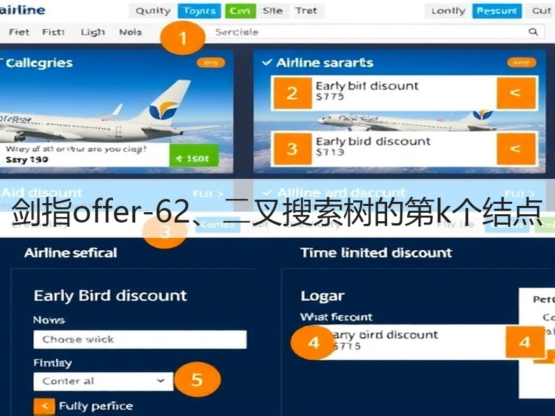 剑指offer-62、⼆叉搜索树的第k个结点(图2)