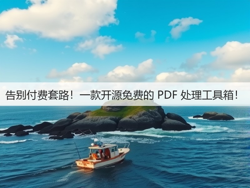 告别付费套路！一款开源免费的 PDF 处理工具箱！(图2)
