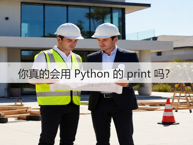 你真的会用 Python 的 print 吗？(图1)