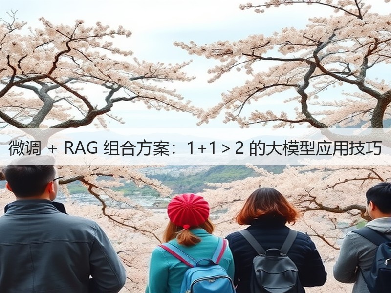微调 + RAG 组合方案：1+1＞2 的大模型应用技巧(图2)