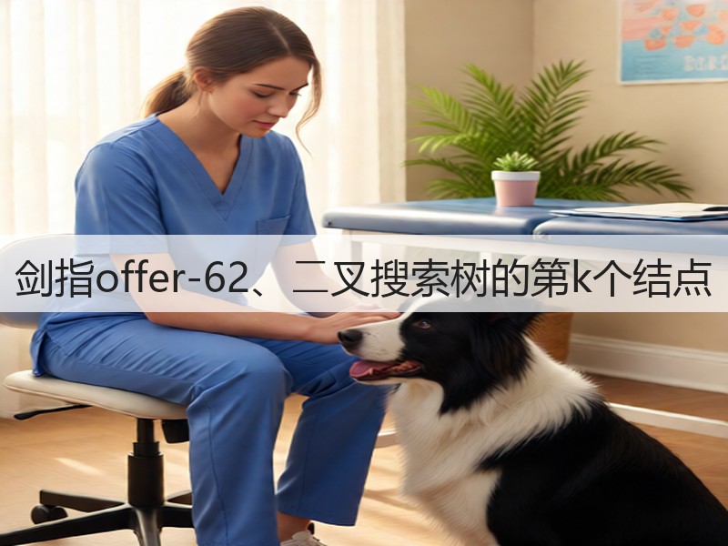 剑指offer-62、⼆叉搜索树的第k个结点(图3)