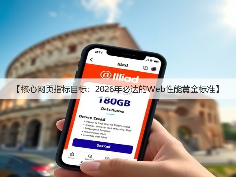 【核心网页指标目标：2026年必达的Web性能黄金标准】(图1)