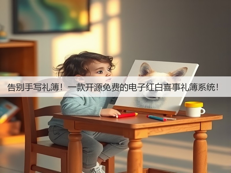告别手写礼簿！一款开源免费的电子红白喜事礼簿系统！(图2)