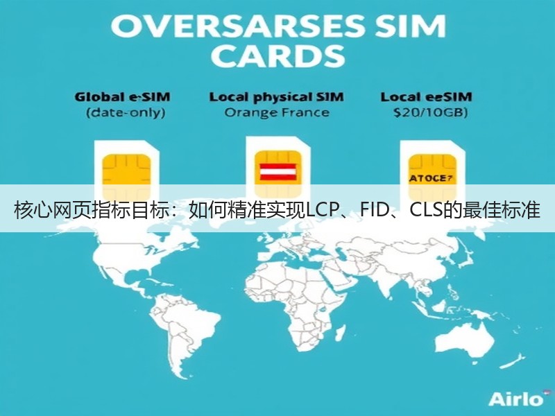 核心网页指标目标：如何精准实现LCP、FID、CLS的最佳标准(图1)