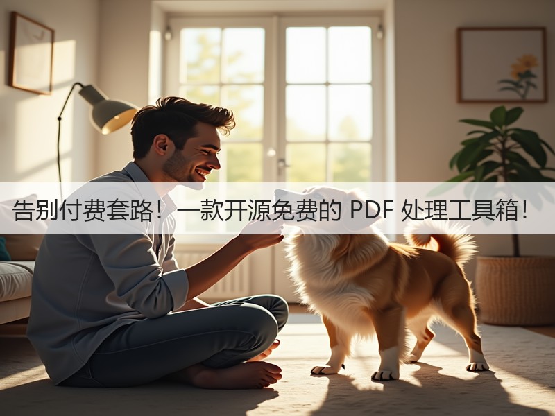 告别付费套路！一款开源免费的 PDF 处理工具箱！(图2)