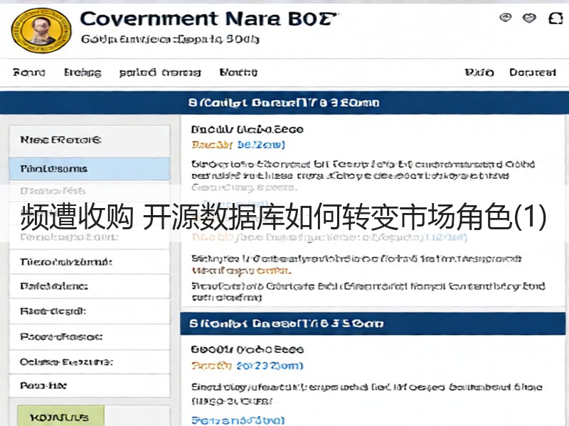 频遭收购 开源数据库如何转变市场角色(1)(图2)