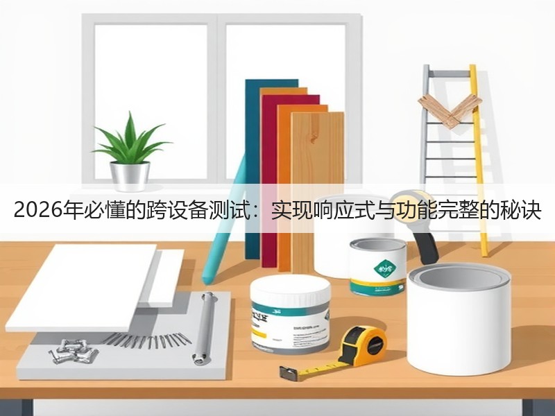 2026年必懂的跨设备测试:实现响应式与功能完整的秘诀(图2) 2026年必懂的跨设备测试:实现响应式与功能完整的秘诀(图2)