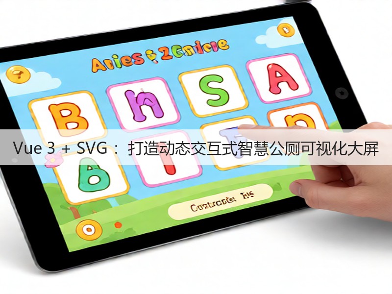 Vue 3 + SVG ：打造动态交互式智慧公厕可视化大屏(图4)