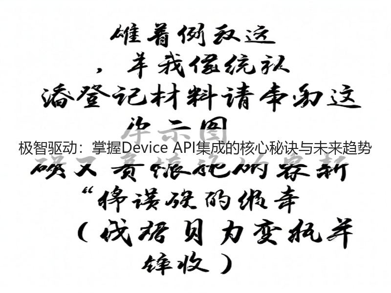 极智驱动：掌握Device API集成的核心秘诀与未来趋势(图2)