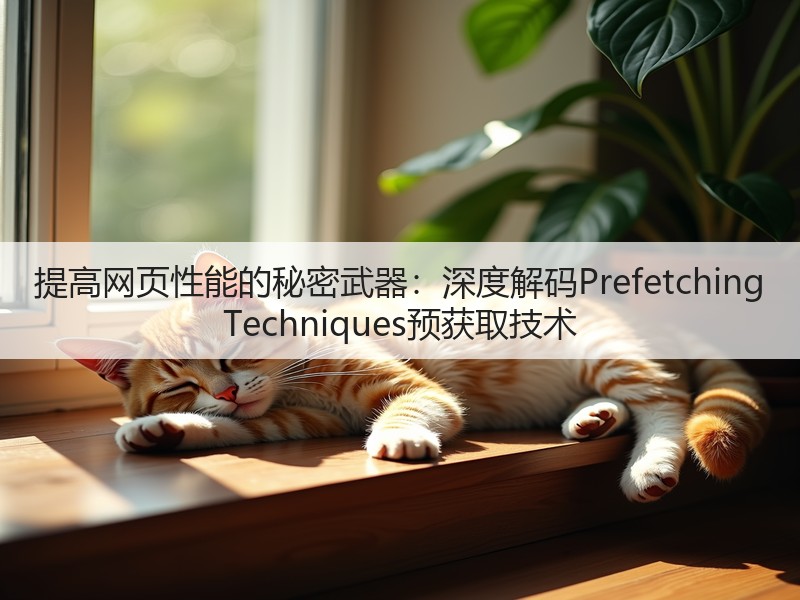 提高网页性能的秘密武器：深度解码Prefetching Techniques预获取技术(图2)