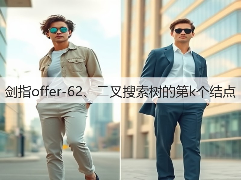 剑指offer-62、⼆叉搜索树的第k个结点(图3)