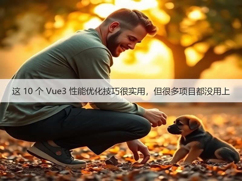 这 10 个 Vue3 性能优化技巧很实用，但很多项目都没用上