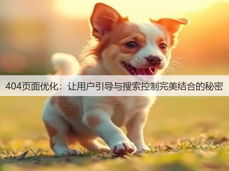 404页面优化：让用户引导与搜索控制完美结合的秘密(图1)