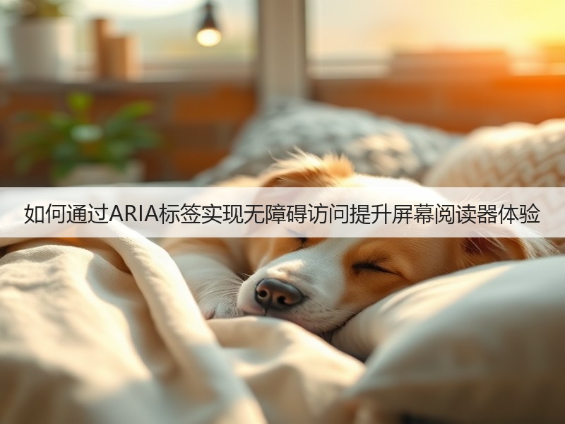 如何通过ARIA标签实现无障碍访问提升屏幕阅读器体验(图2)