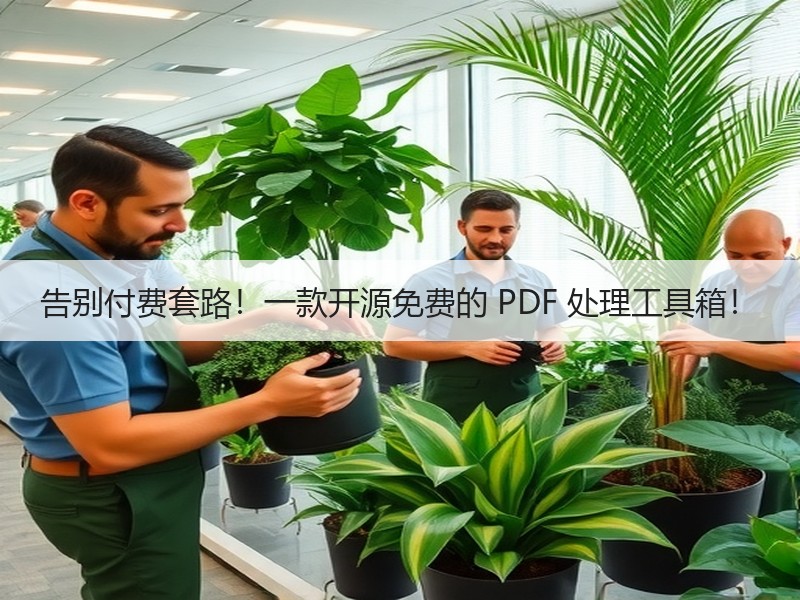 告别付费套路！一款开源免费的 PDF 处理工具箱！