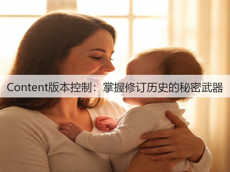 Content版本控制：掌握修订历史的秘密武器(图2)