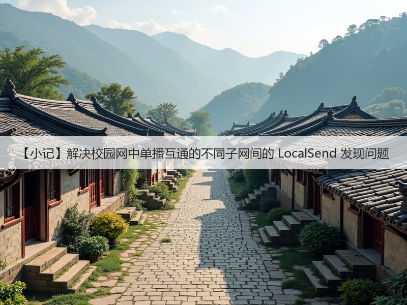 【小记】解决校园网中单播互通的不同子网间的 LocalSend 发现问题(图2)