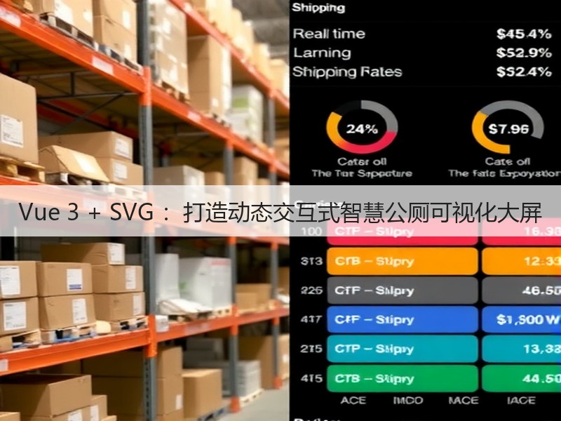 Vue 3 + SVG ：打造动态交互式智慧公厕可视化大屏(图5)