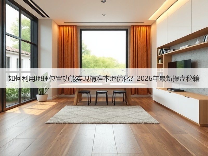 如何利用地理位置功能实现精准本地优化？2026年最新操盘秘籍