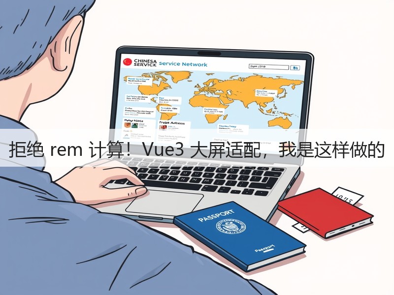 拒绝 rem 计算！Vue3 大屏适配，我是这样做的(图3)