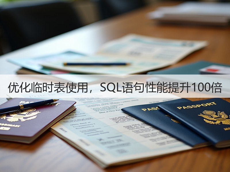 优化临时表使用,SQL语句性能提升100倍(图3) 优化临时表使用,SQL语句性能提升100倍(图3)