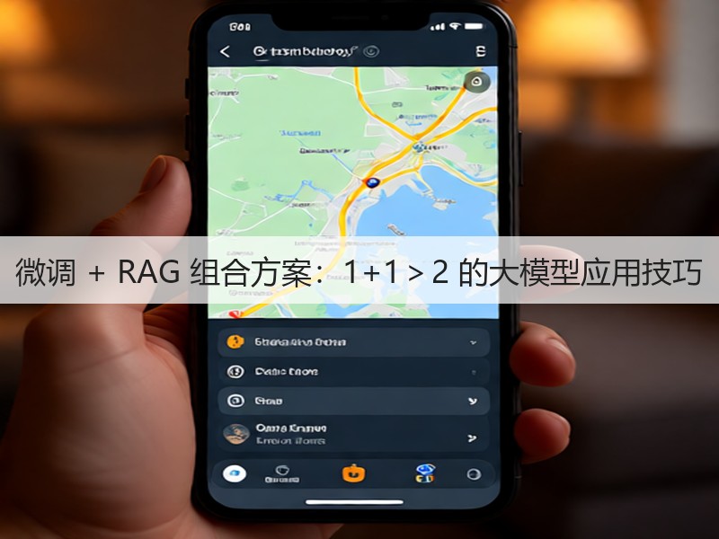 微调 + RAG 组合方案：1+1＞2 的大模型应用技巧(图1)