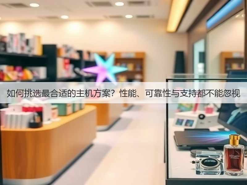 如何挑选最合适的主机方案？性能、可靠性与支持都不能忽视(图2)