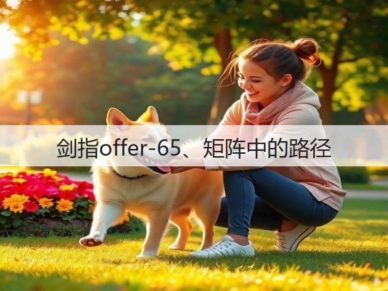 剑指offer-65、矩阵中的路径(图3)