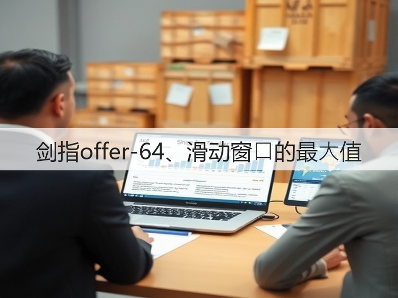剑指offer-64、滑动窗⼝的最⼤值(图1)