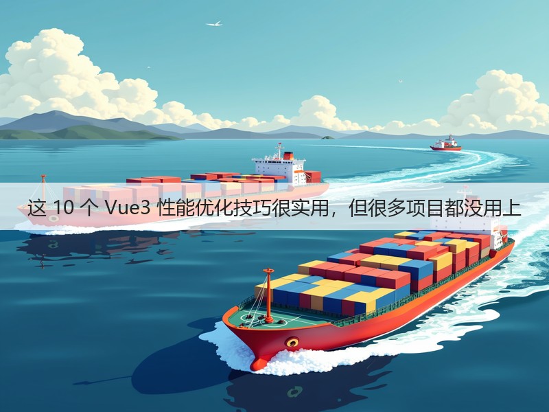 这 10 个 Vue3 性能优化技巧很实用，但很多项目都没用上(图1)