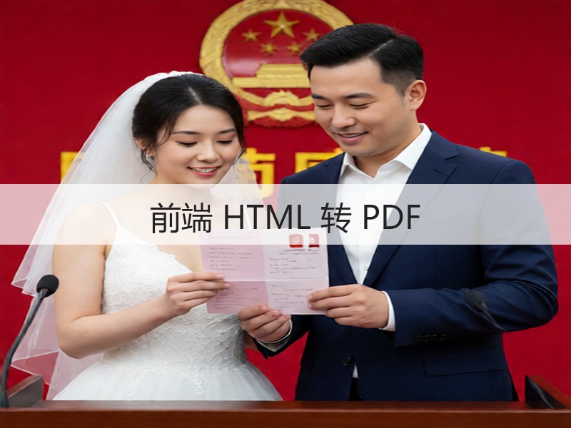 前端 HTML 转 PDF(图1)