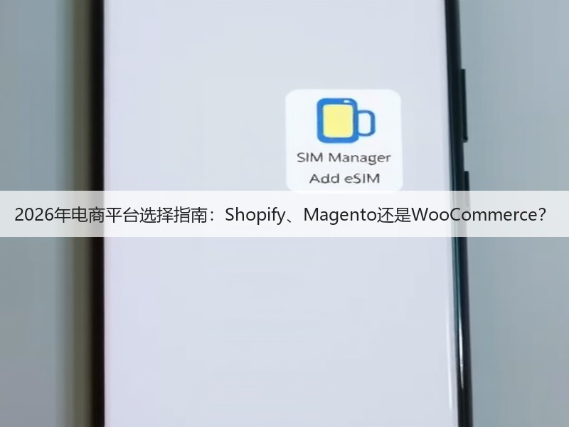 2026年电商平台选择指南：Shopify、Magento还是WooCommerce？(图1)