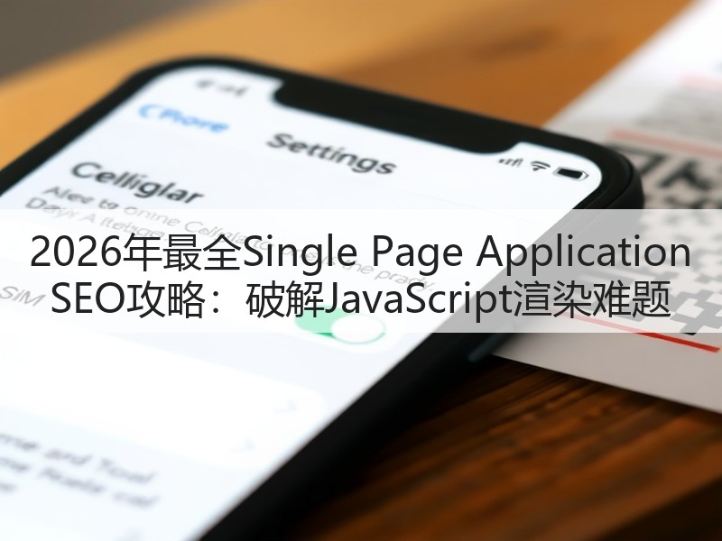 2026年最全Single Page Application SEO攻略：破解JavaScript渲染难题(图2)